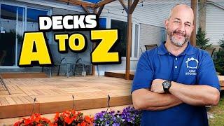 How to Build a Pergola and Floating Hardwood Deck A to Z