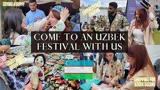 MOST INCREDIBLE UZBEK CULTURE FESTIVAL | EXPERIENCE UZBEKISTAN | UZBEK PLOV, SUZANI, CHAPA, DOPPI 