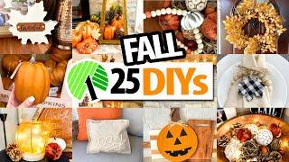 25 Cozy fall DIYs HACKS and CRAFTS on a budget! Dollar Tree 2024