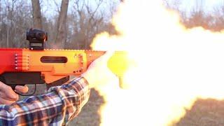 Amigo 51 - 8" Barrel 3D Printed 308 in Slowmo!