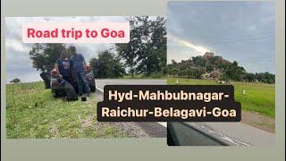 Hyderabad to Goa series | EP 1 | Road trip #travelvlog #youtuber #roadtrip #yt #travel