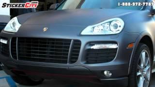 Matte Porsche Cayenne 3M Wrap by Sticker City