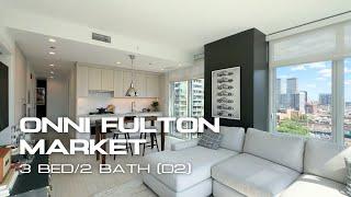 Onni Fulton Market | 3 Bed/2 Bath (D2) - Chicago Luxury Apartments for Rent in West Loop