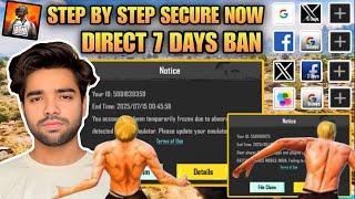 How to ban Bgmi id for 7 days Direct || bgmi 7 day ban trick || how to get 7 days ban in bgmi 3.8 ️