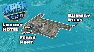 International Airport On A Man-Made Island! | Cities Skylines Airports DLC