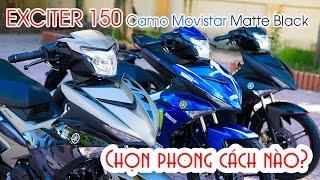 Yamaha Exciter 150 Camo Movistar Matte Black ▶ Dân Chơi đúng Chất