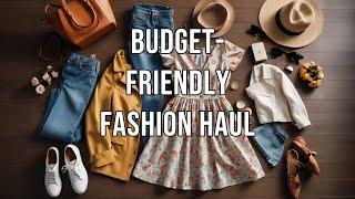 Budget Friendly Fashion Haul