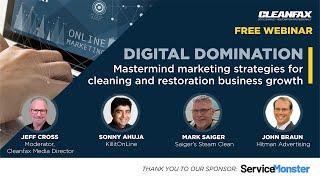 Digital Domination: Mastermind Marketing Strategies for Cleaning and Restoration Business Growth