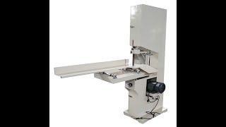 Semi automatic maxi roll paper band saw cutting machine