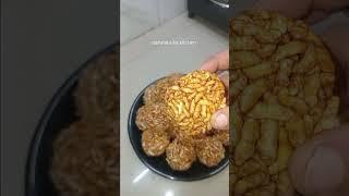 पहली बार में बनाए एकदम परफेक्ट murmure के Laddu की recipe llrashmika ka kitchen lmurmure gud laddoll