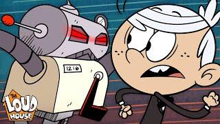 Super Spy Lincoln Saves the World From Evil Robots!  | The Loud House