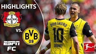 ELECTRICITY  Bayer Leverkusen vs. Borussia Dortmund | Bundesliga Highlights | ESPN FC