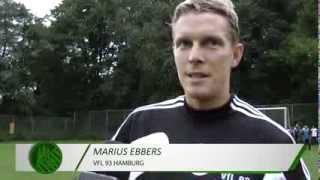 Neuzugang Marius Ebbers (VfL 93 Hamburg) beim ersten Training | ELBKICK.TV