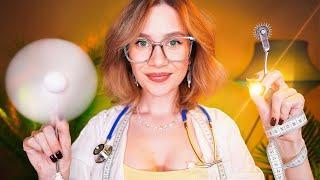 ‍️ ASMR INAUDIBLE DOCTOR  Cranial Nerve Exam, Measuring, Medical RP