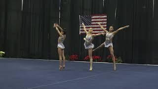 H. Davis, S. Martinez, G. Vathy - 12-18 Women's Group - Balance - 2021 Acrobatic World Team Trials