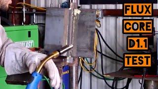 AWS D1.1 Flux Core Weld Test | Dual Shield