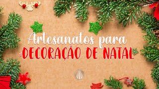 Dicas para DECORAÇÃO DE NATAL | Artesanatos fáceis e rápidos 