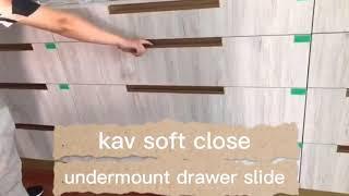 kav undermount drawer slide