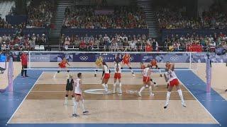 Volleyball Turkey Melissa Vargass amazing in Turkey - China at Paris Olympics 2024 Semifinal