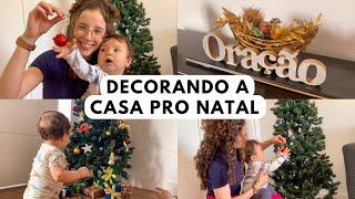 DECORANDO A CASA PARA O NATAL  Primeiro Natal do Davizinho 