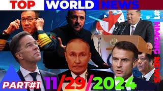 XOV XWM HMOOB#1 WORLD NEWS: 11/29/2024UKRAINE YUAV UA SIAB SWB, RUSSIA TUA HNYAV, NATO/US TSIS PAB