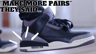 Sneakerheads are SPLIT! A MA MANIÉRE X AIR JORDAN 3 W.Y.W.S.