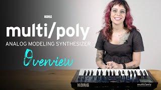 KORG multi/poly Synthesizer Overview