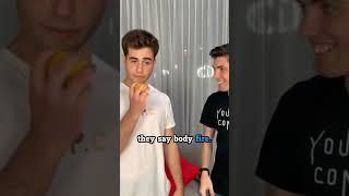 Hypnotized! He believes this lemon taste like an apple! #funny #hypnosis #comedy