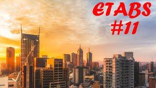 آموزش تحلیل و طراحی سازه فولادی در ایتبس | قسمت 11 | تحلیل سازه (etabs)