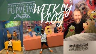 WE VISITED THE CENTER FOR PUPPETRY ART MUSEUM IN ATLANTA| WEEKLY VLOG| BOOKS FROM THE LIBRARY