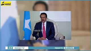 Madaxweynihii Hore ee Soomalia Farmaajo oo war Saxaafadeed  ka Soo Saaray  Magaalada Baladweyne