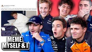 F1 Drivers React To F1 Memes | Meme, Myself & I