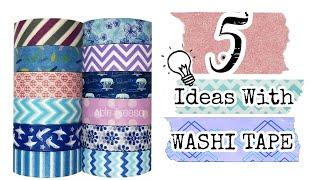 5 Ideas with Washi Tape | Washi Tape Ideas | Able's Craft World