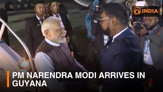 PM Modi arrives in Guyana | DD India