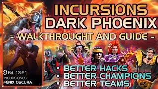 INCURSIONS DARK PHOENIX With these CHAMPIONS and these HACKS you are assured of all these PRIZE MCOC