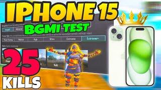 Iphone 15 BGMI Test | Iphone 15 Pubg Test | Iphone 15 Gaming Review