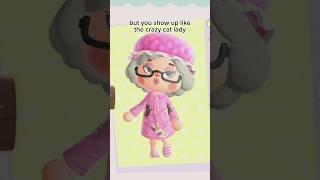 Wrong costume!? Crazy cat lady! Oops!! ACNH | animal crossing new horizons