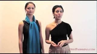 How To Tie A Pashmina - Style 01