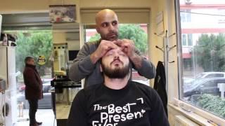 ASMR Turkish Barber Face,Head And Body Massage 11