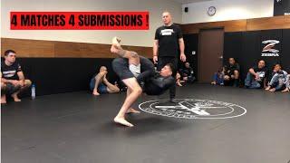 Flawless 4 Matches! All Submissions! - Expert Division No-Gi BJJ Tournament!