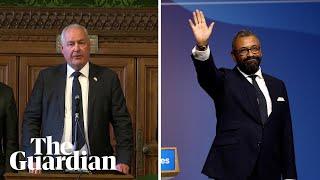 Moment James Cleverly was eliminated from Tory leadership race