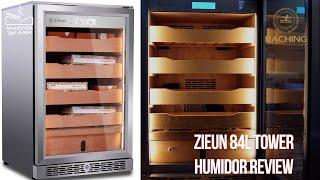 Zieun 84L Tower Humidor Review