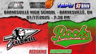 HD Caldwell Redskins vs Barnesville Shamrocks HS Boys Basketball 01.17.2025