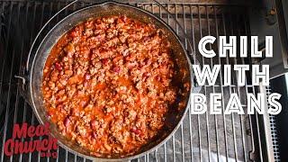 Chili Connoisseur smokes hearty Chili with Beans