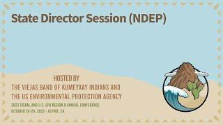 State Director Session (NDEP)