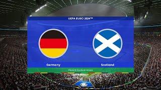 Germany vs Scotland | UEFA Euro 2024 | Group A | Munich Football Arena | PES 2021