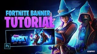 Fortnite Banner Tutorial - Photoshop/Cinema4D