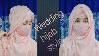 Wedding hijab tutorial || Farzana Bithee 