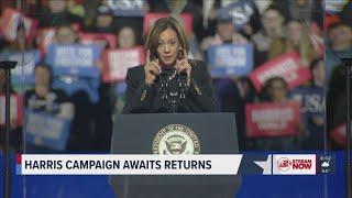 Kamala Harris awaits results on Election Day