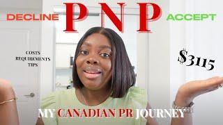 HOW I became a PERMANENT RESIDENT in CANADA with 1 YEAR STUDY VISA - PNP | Cost, Requirements & Tips